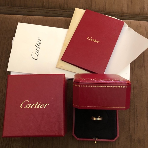 SOLD 🤩 Cartier Love Wedding Band - White Gold - Picture 3 of 8